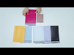 Mailer de bolhas de plástico de reciclagem resistente aos raios UV com fecho de vedação de descascagem para transporte seguro